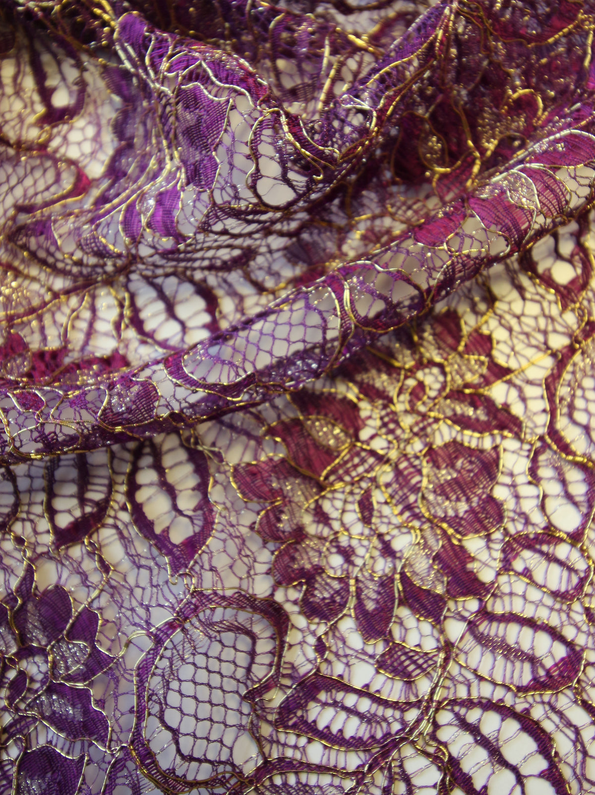 Purple Raschel Lace - Kris