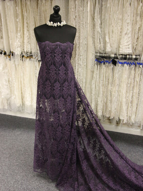 Purple Embroidered Lace – Mara