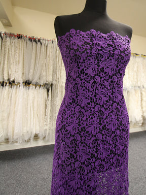 Purple Guipure Lace - Reese