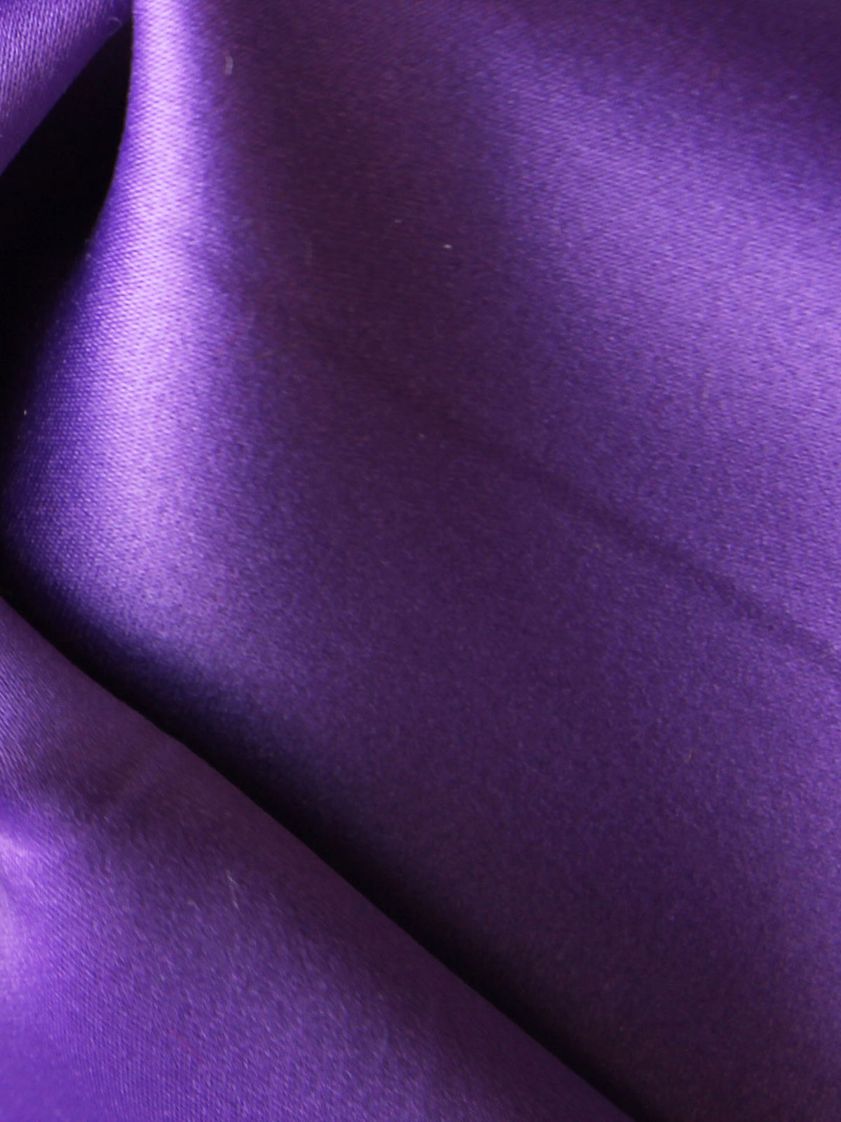 Purple Polyester Satin - Ascot