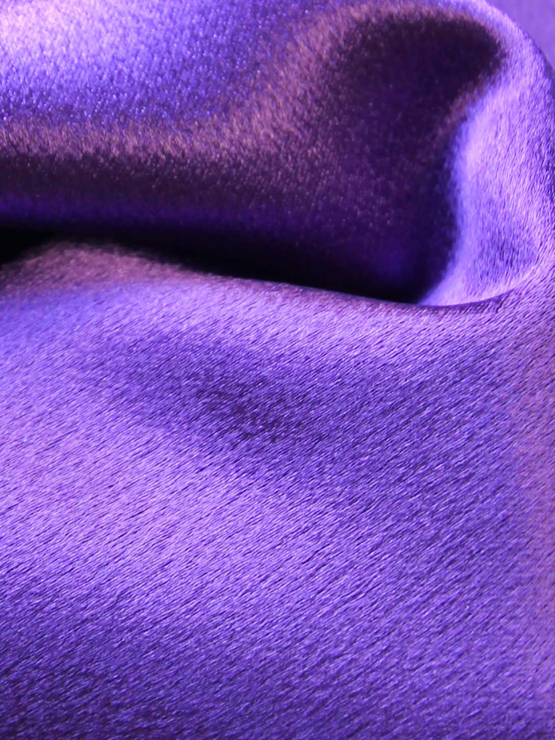 Purple Polyester Crepe Back Satin - Desire