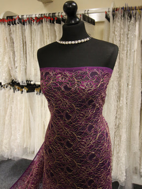 Purple Raschel Lace - Kris