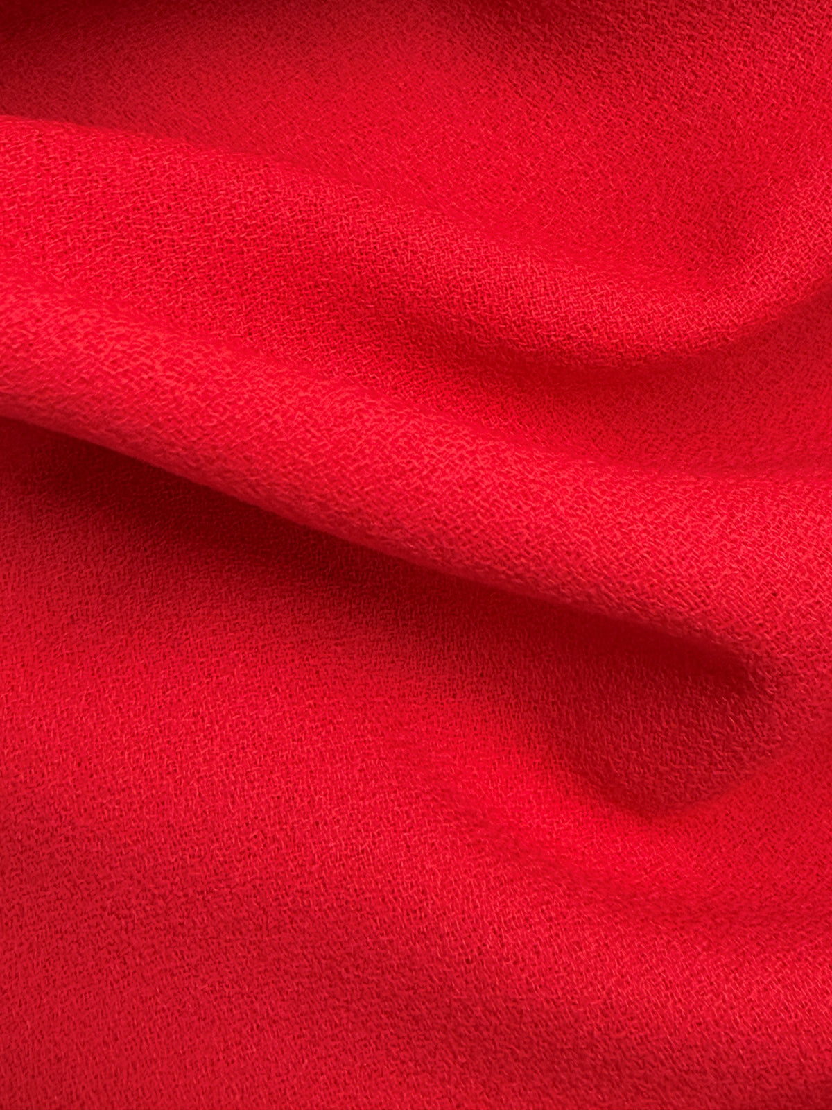 Red Italian Wool Crepe - P640