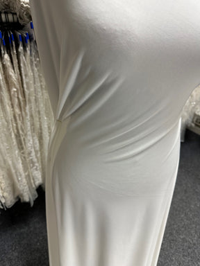 Ivory Polyester Stretch Jersey - Radical