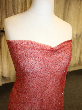 Red Beaded Lace - Britte