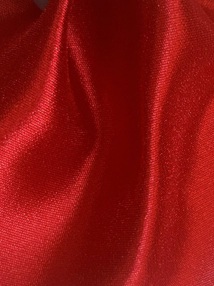 Red Polyester Red Polyester Fabric by Bridal Fabrics - Waltz