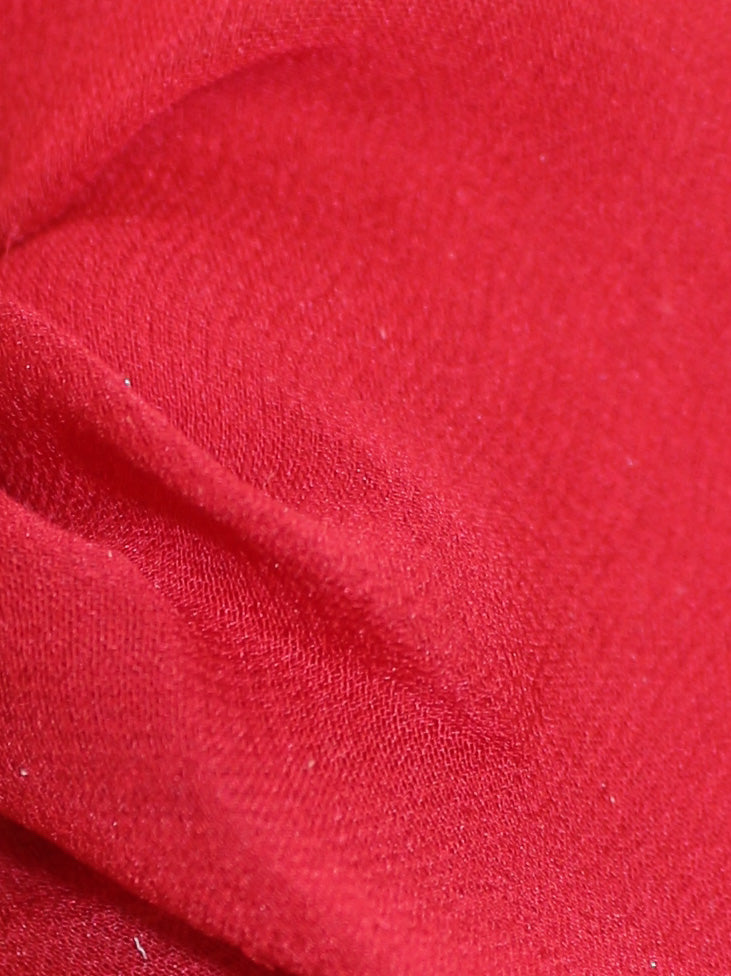 Red Silk Georgette - Shimmer