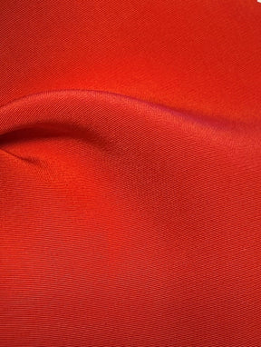 Lightweight Red Polyester Satin -  Jamaica