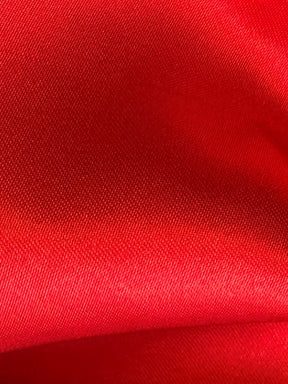 Red Polyester Satin - Family