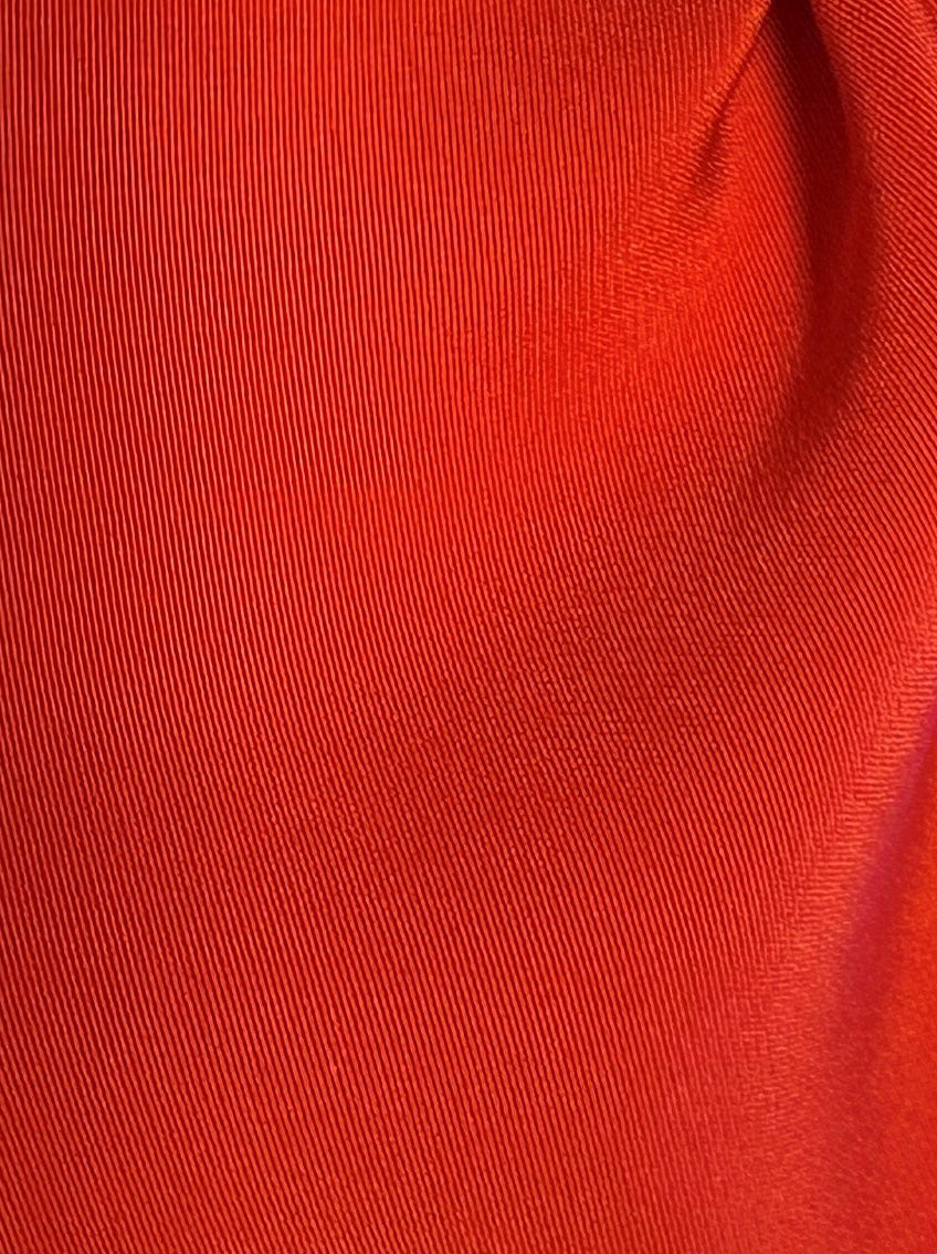 Lightweight Red Polyester Satin -  Jamaica