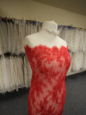 Red Beaded Lace - O'Hara