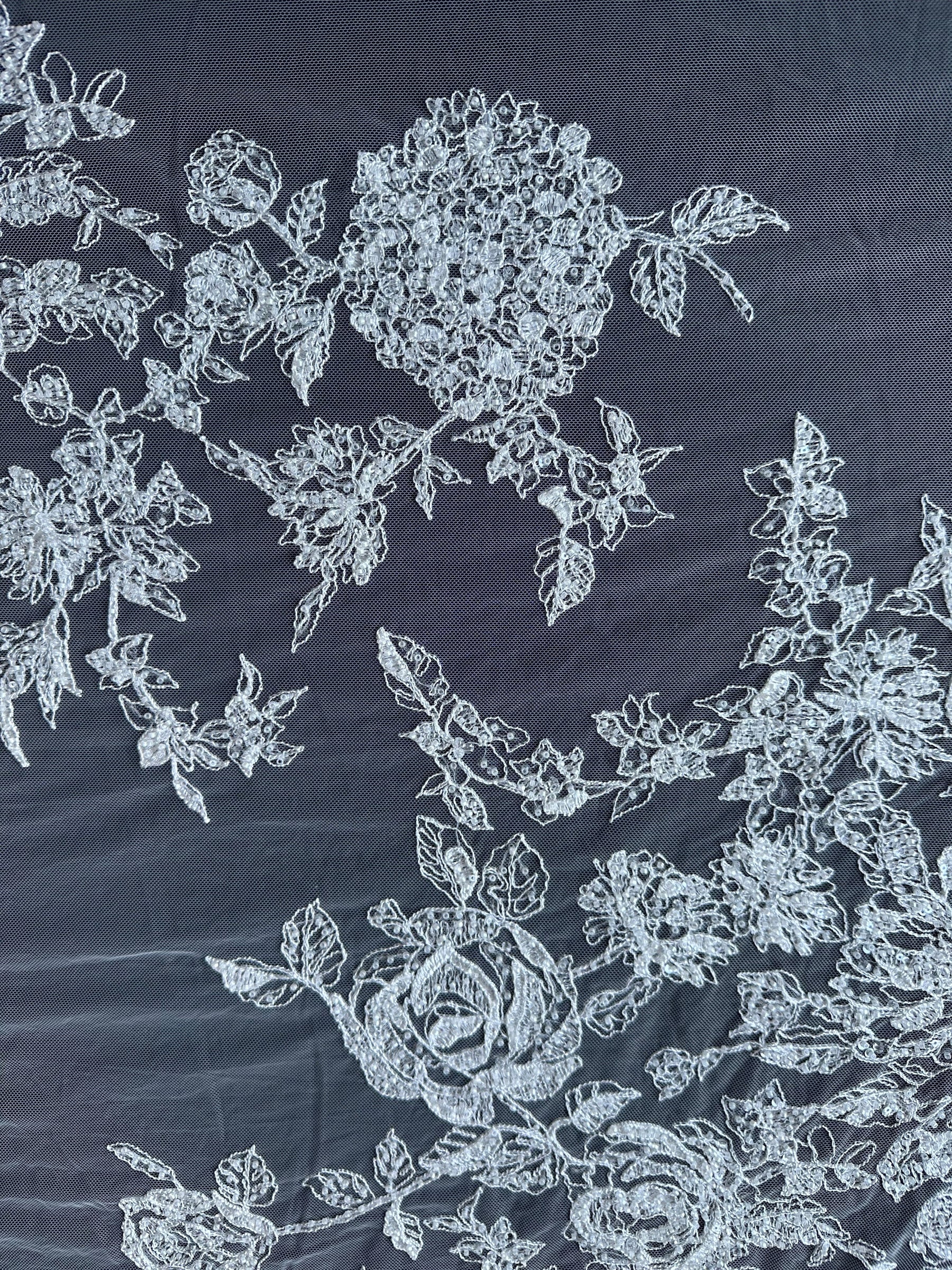 Ivory Beaded Lace - Rikke