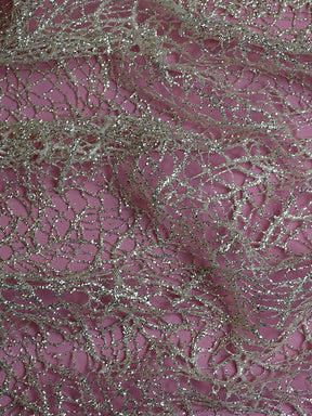 Discounted Silver Glitter Lace – River