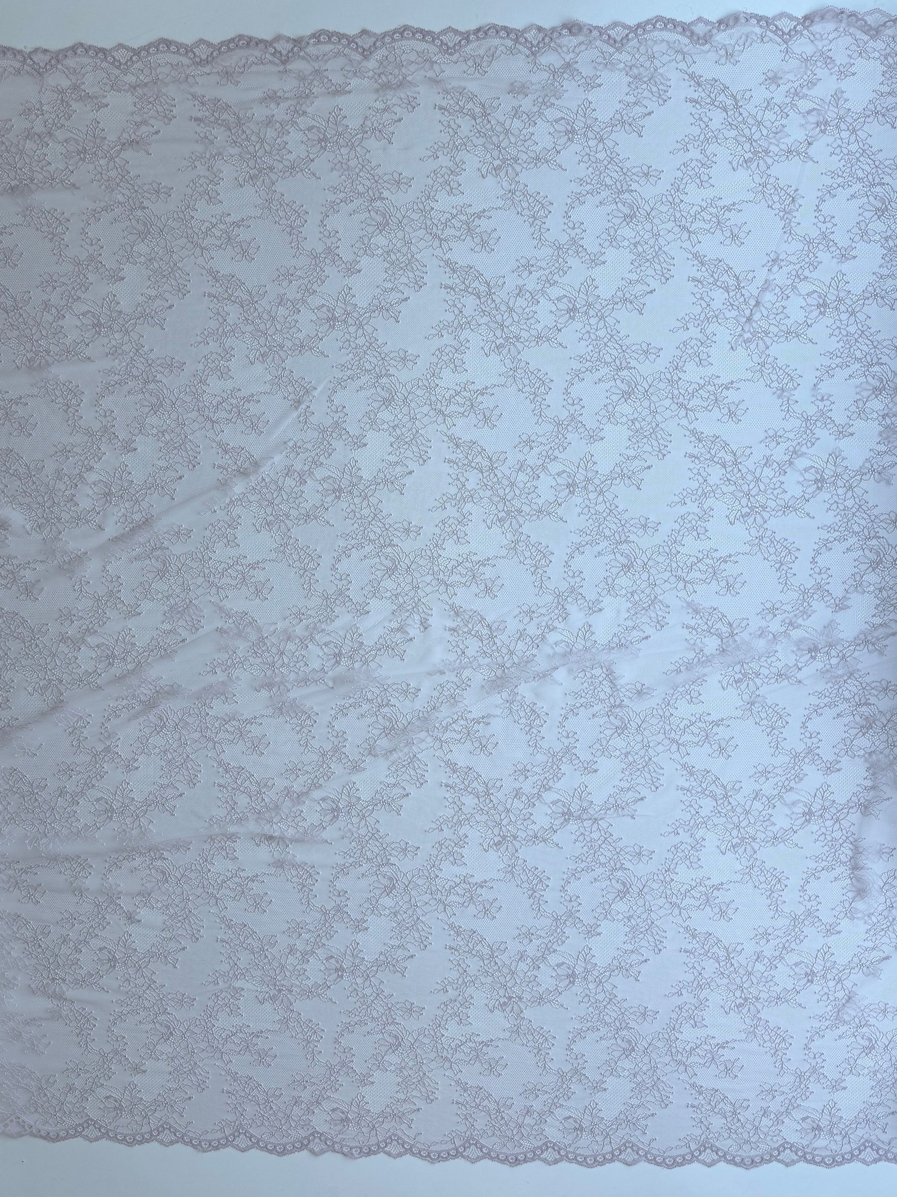 Mulberry Pink Raschel Lace - Rome