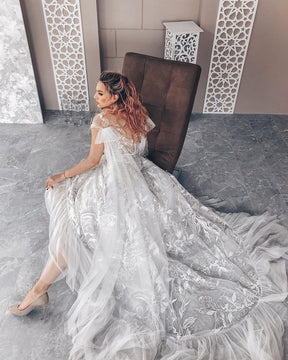 Ivory Beaded Lace - Lavinia