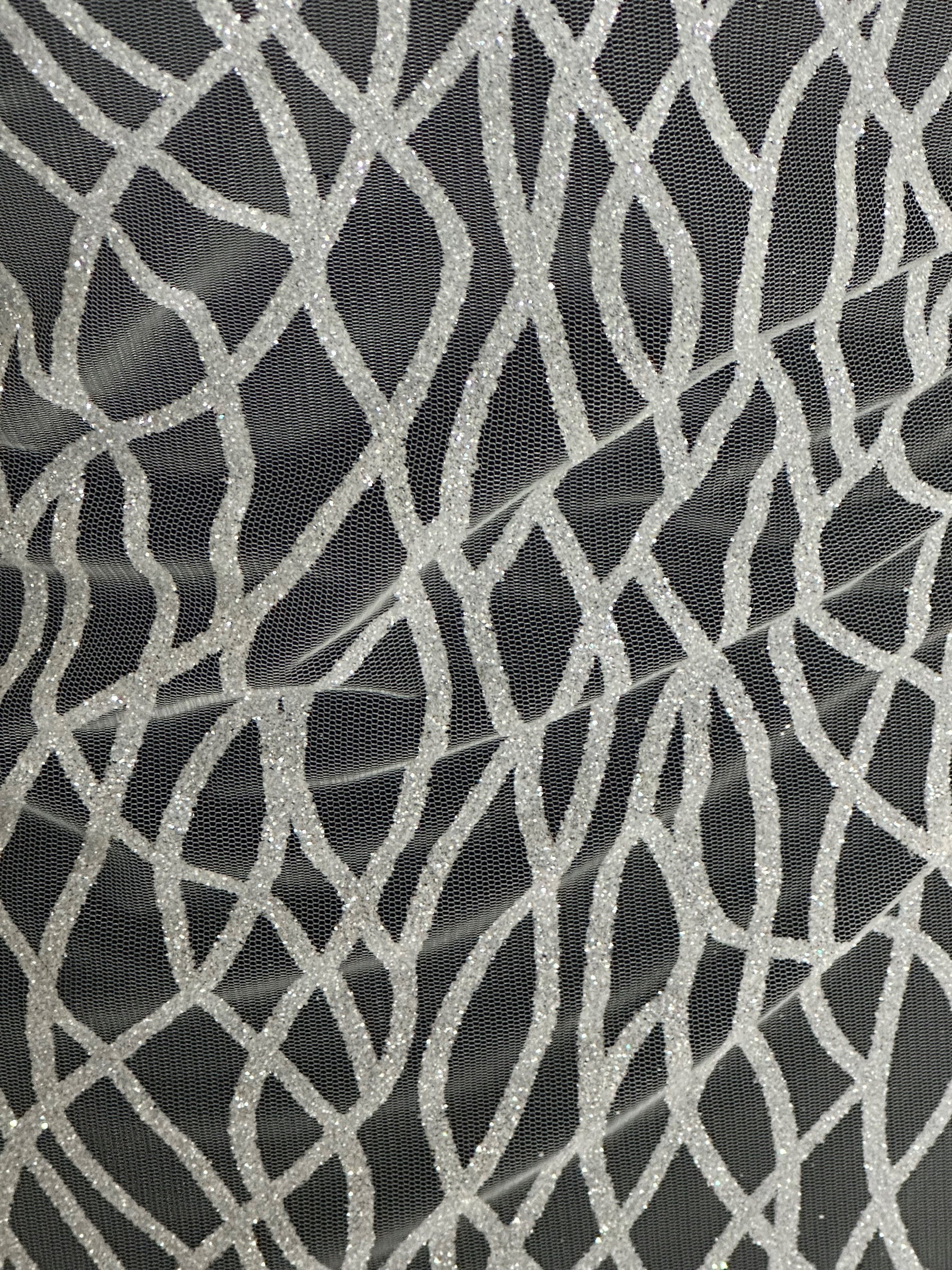 Porcelain Glitter Tulle - Savour