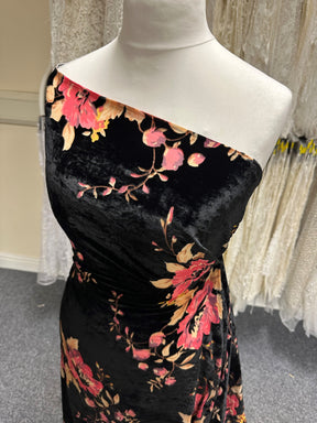 Pink on Black Velvet Burnout - Sacrosanct