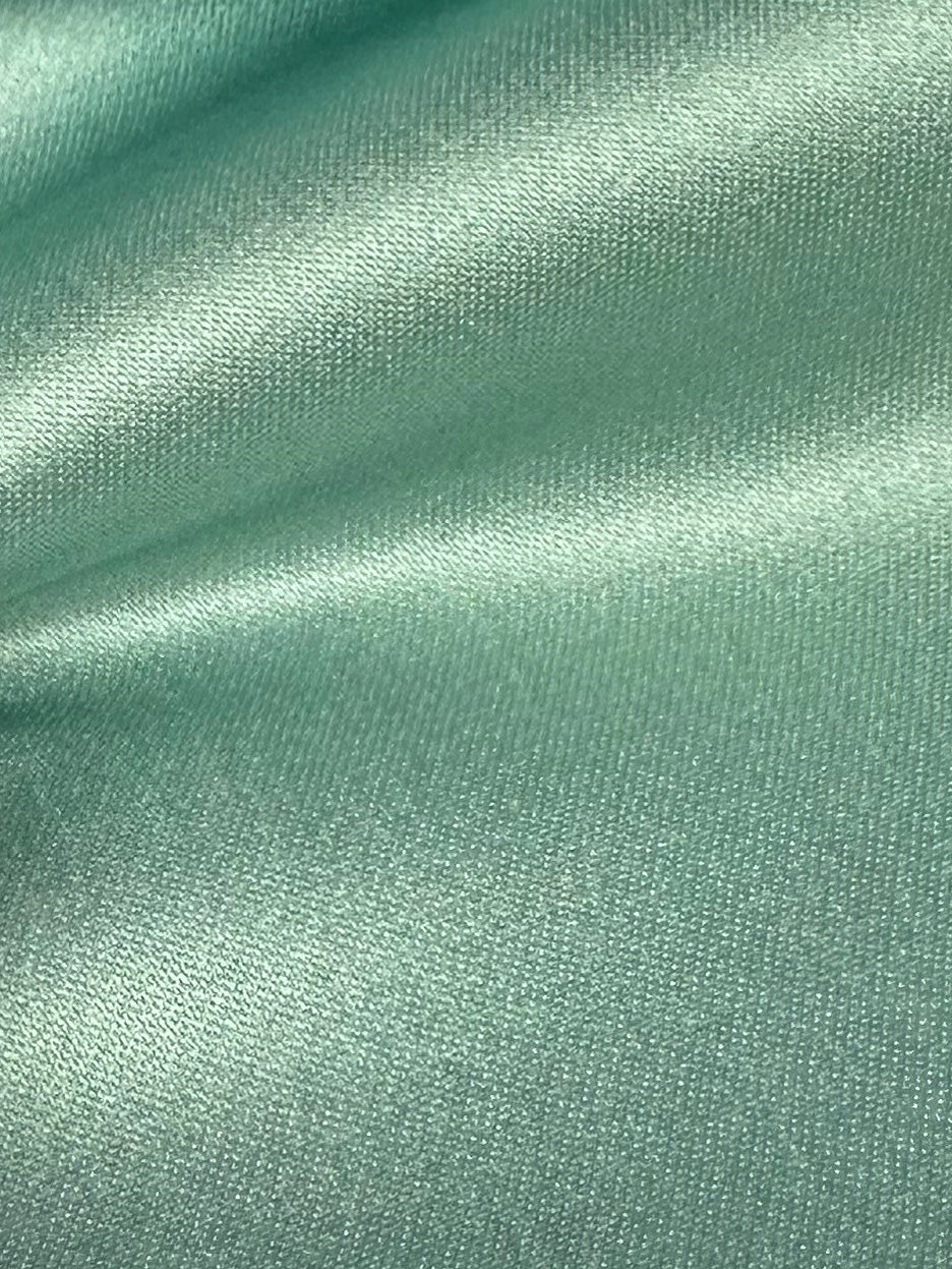 Sage Green Polyester Satin - Canada