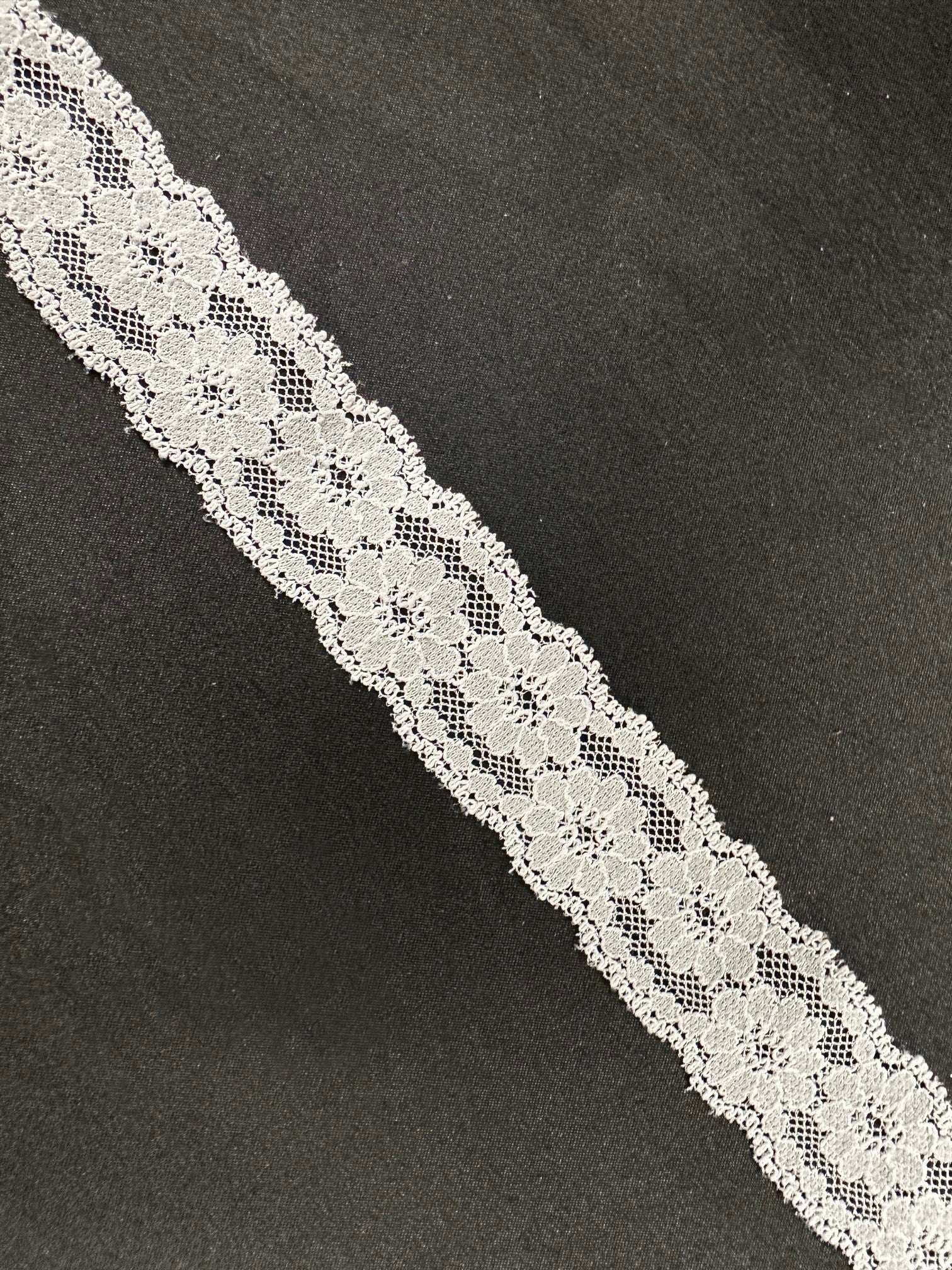 White Lace Trim - Salubrious