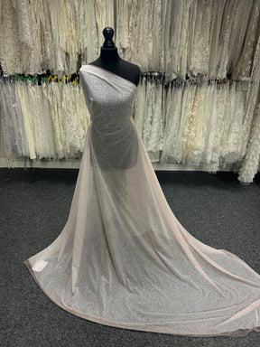 Nude Glitter Tulle - Salvage