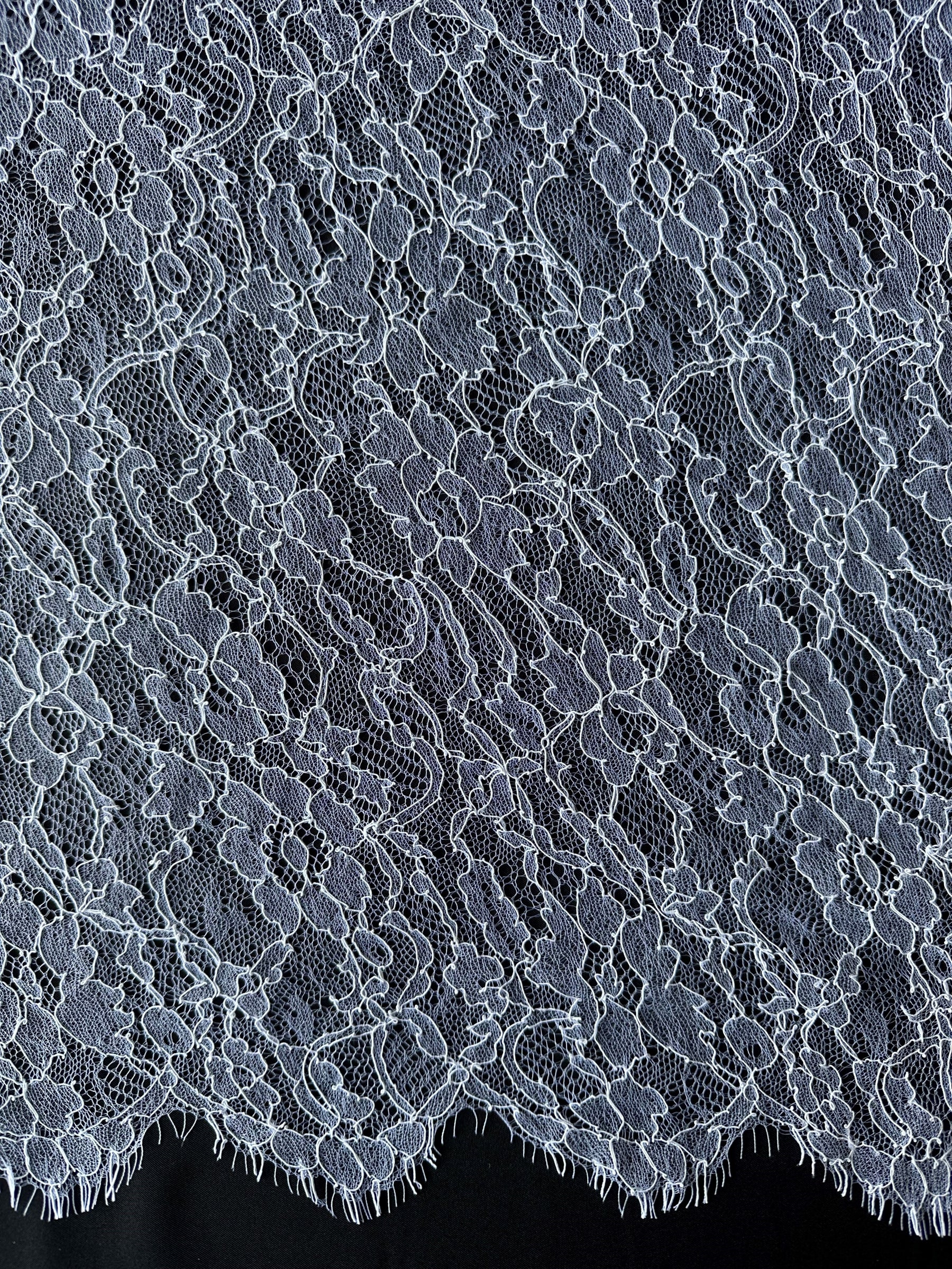 White Chantilly Lace - Samantha