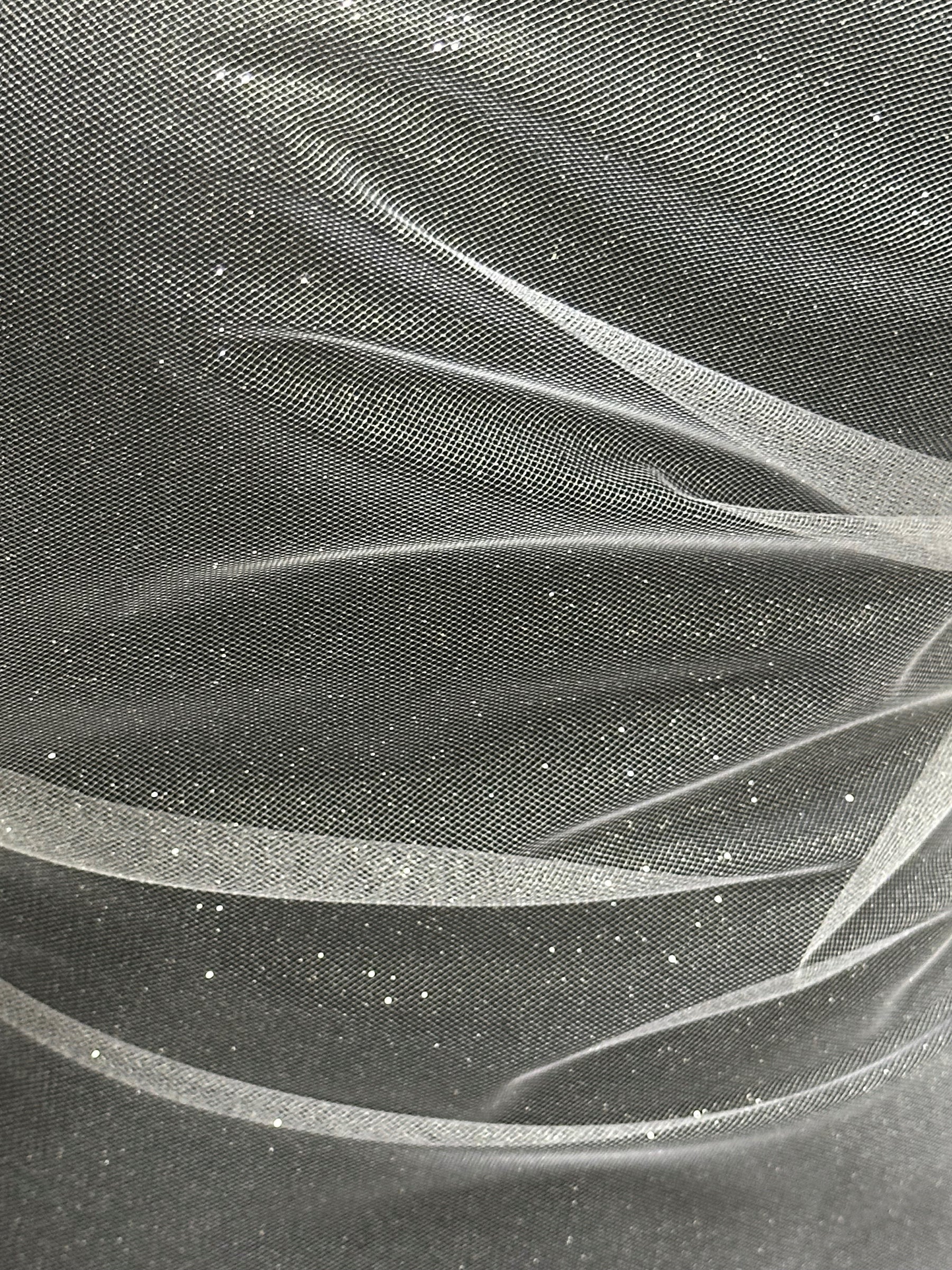 White Glitter Tulle - Scalaway
