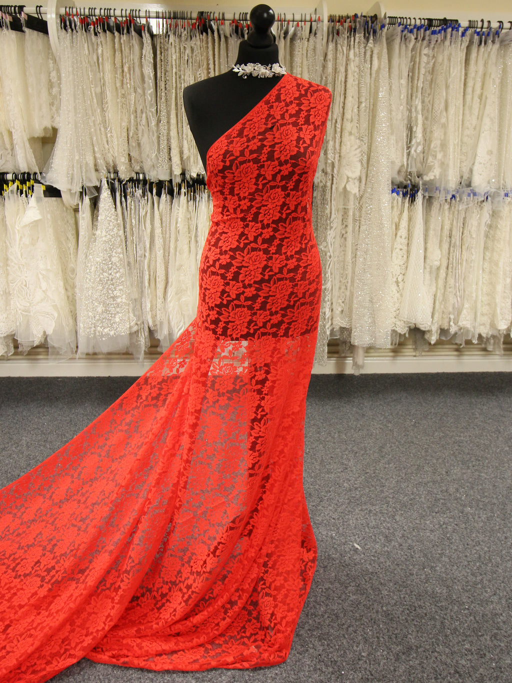 Scarlet Raschel Stretch Lace