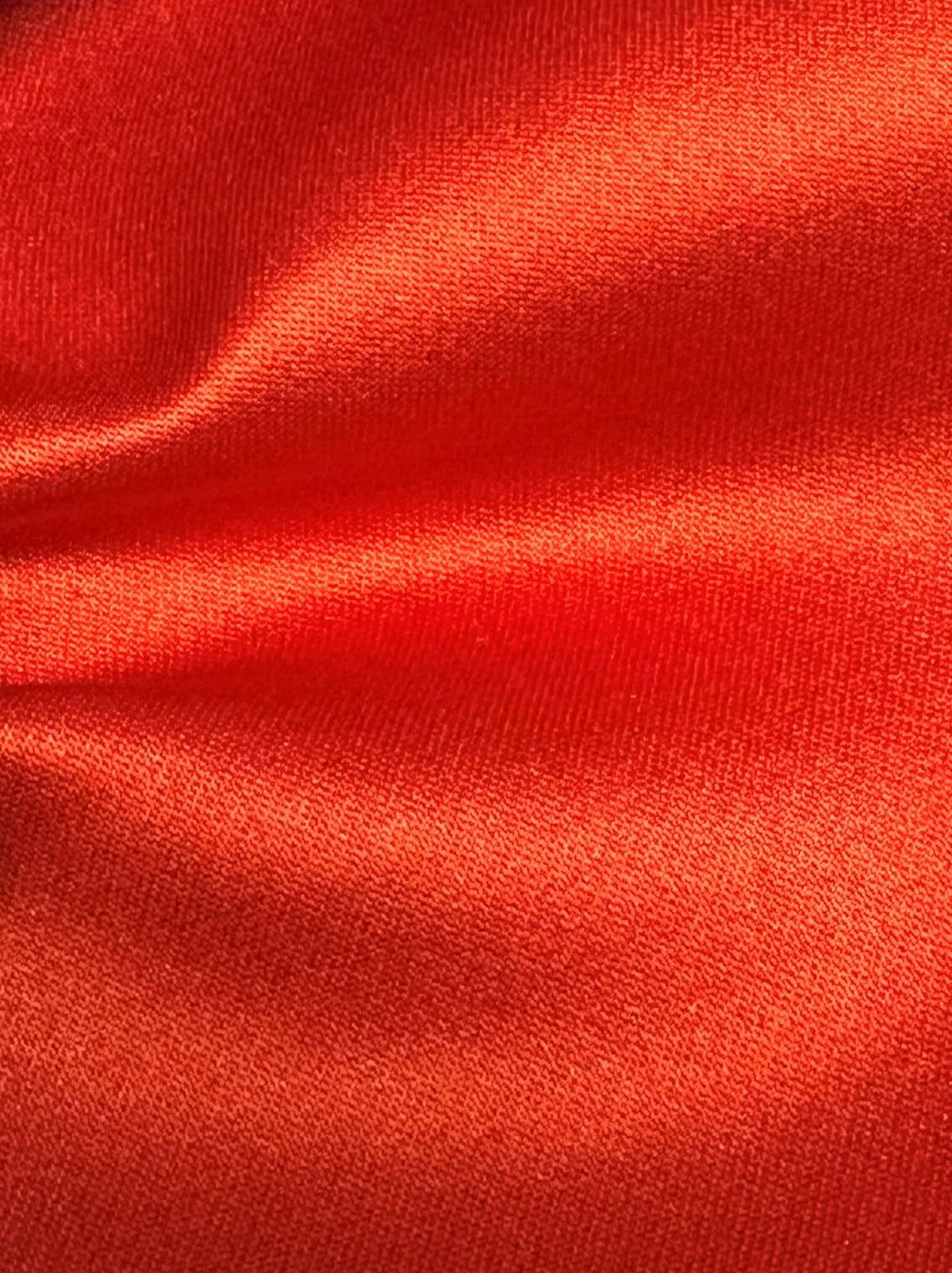 Scarlet Red Polyester Satin - Canada