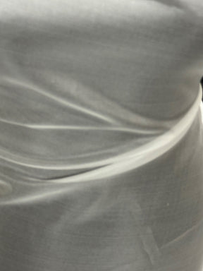 White Silk Satin Organza - P771