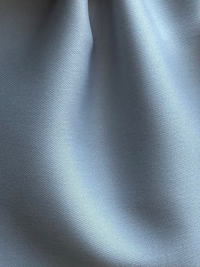 Silver Polyester Stretch Satin - Ukelele