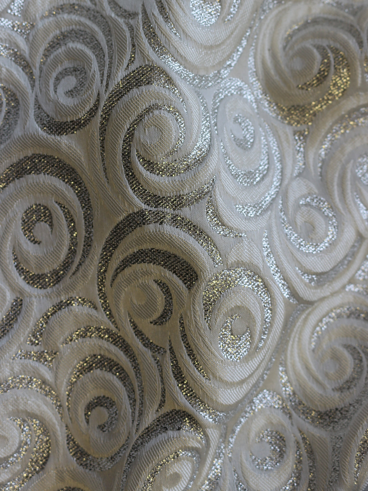 Silver Waistcoat Fabric - Filey