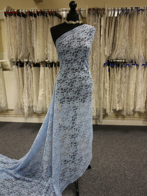 Sky Blue Corded Lace - Shannon
