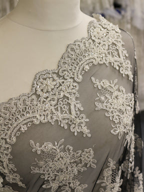 Ivory Corded Lace - Skye