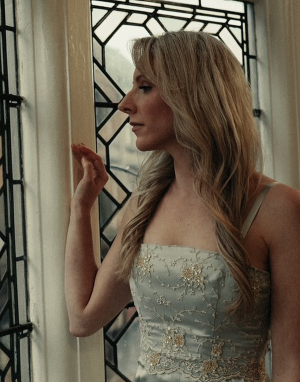 Gold Beaded Lace Soraya