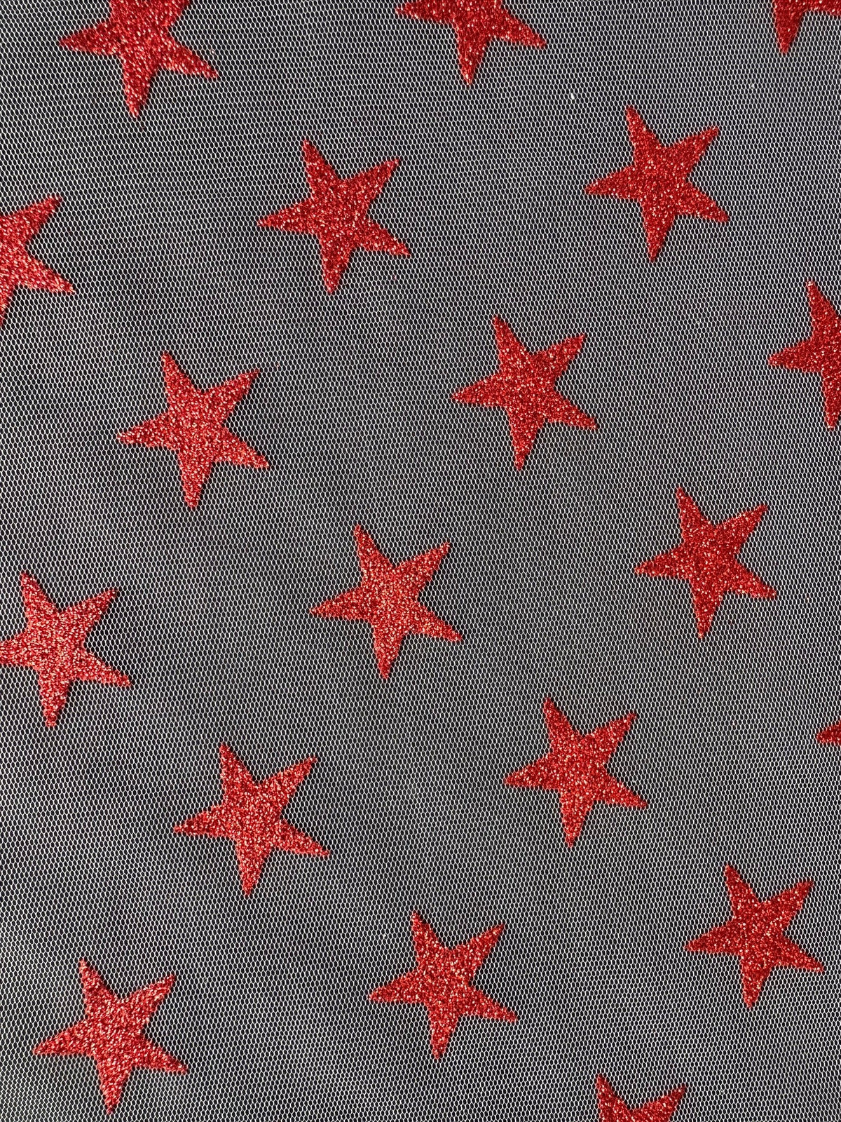Red Star Tulle - Spangle
