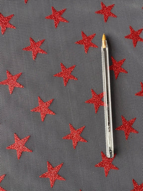 Red Star Tulle - Spangle