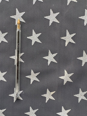 Silver Star Tulle - Spangle