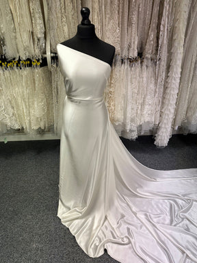 Ivory Silk Satin - St Tropez