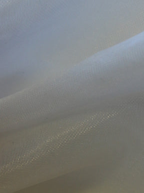 Ivory Polyester Organza - Stardust