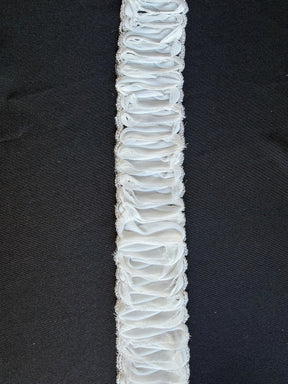 Ivory Beaded Ribbon Trim - T294
