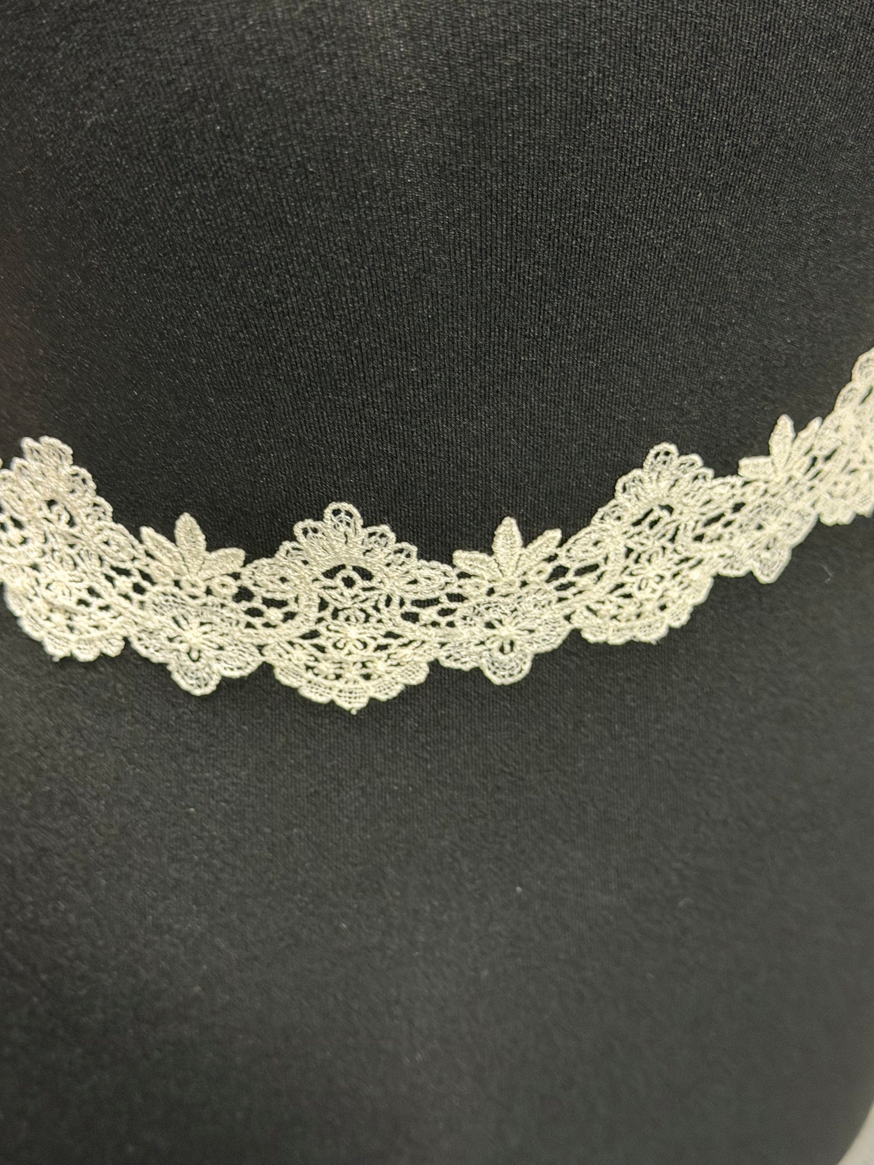 Dark Ivory Guipure Lace Trim – T435