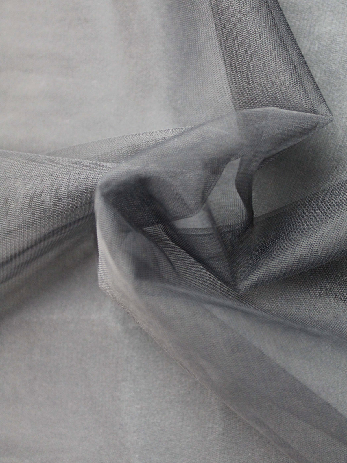 Black Stretch Tulle - TU0003