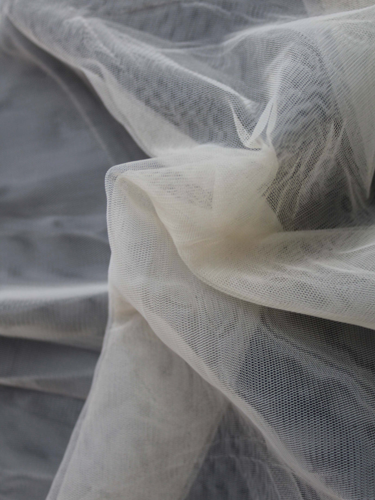 Coffee Stretch Tulle - TU0003