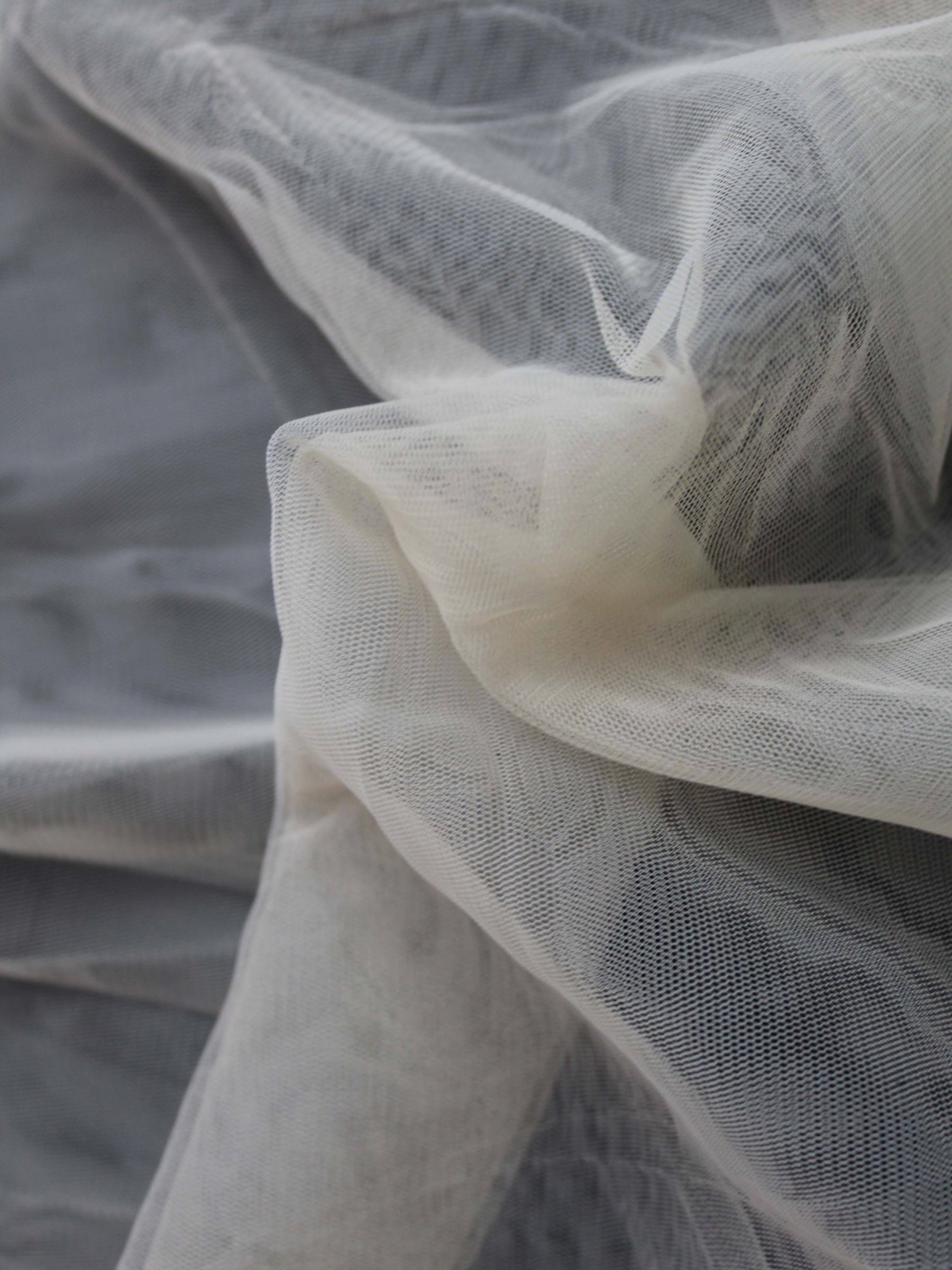 Coffee Stretch Tulle - TU0003