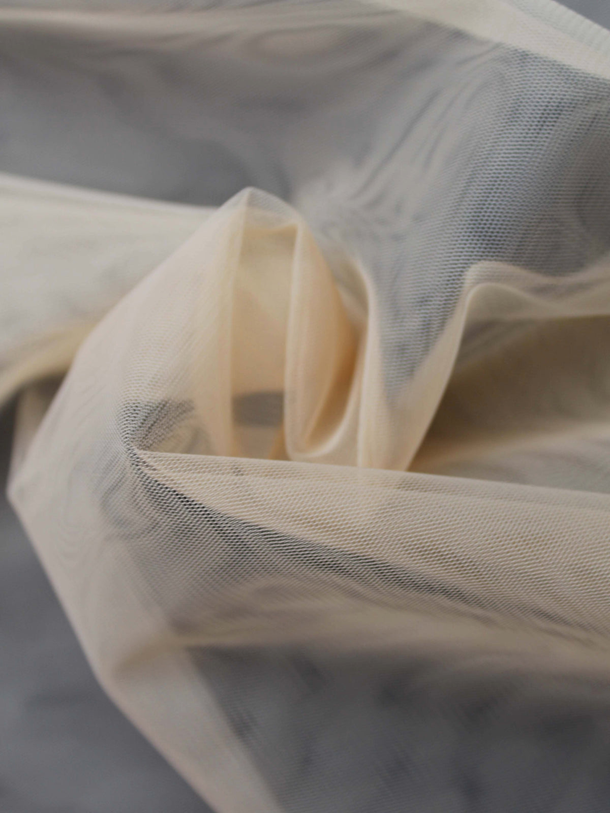 Dark Skin Stretch Tulle - TU0003