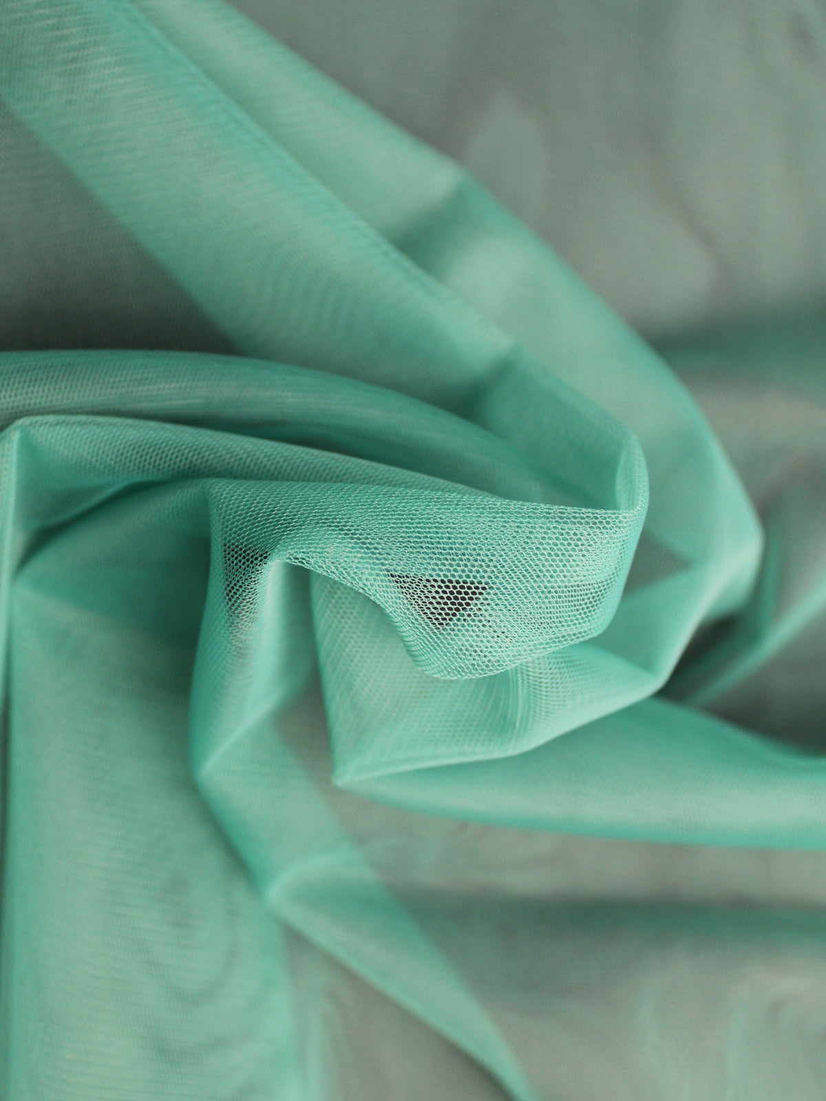 Green Stretch Tulle - TU0003