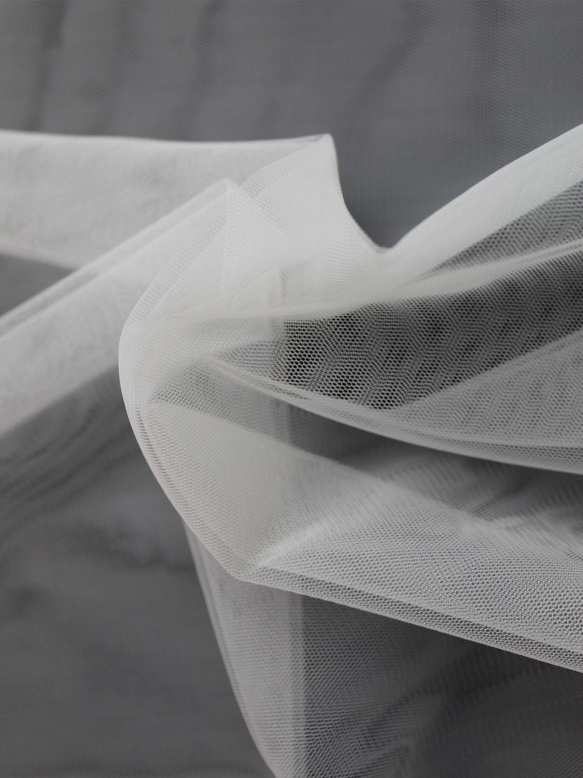 Light Ivory Stretch Tulle - TU0003