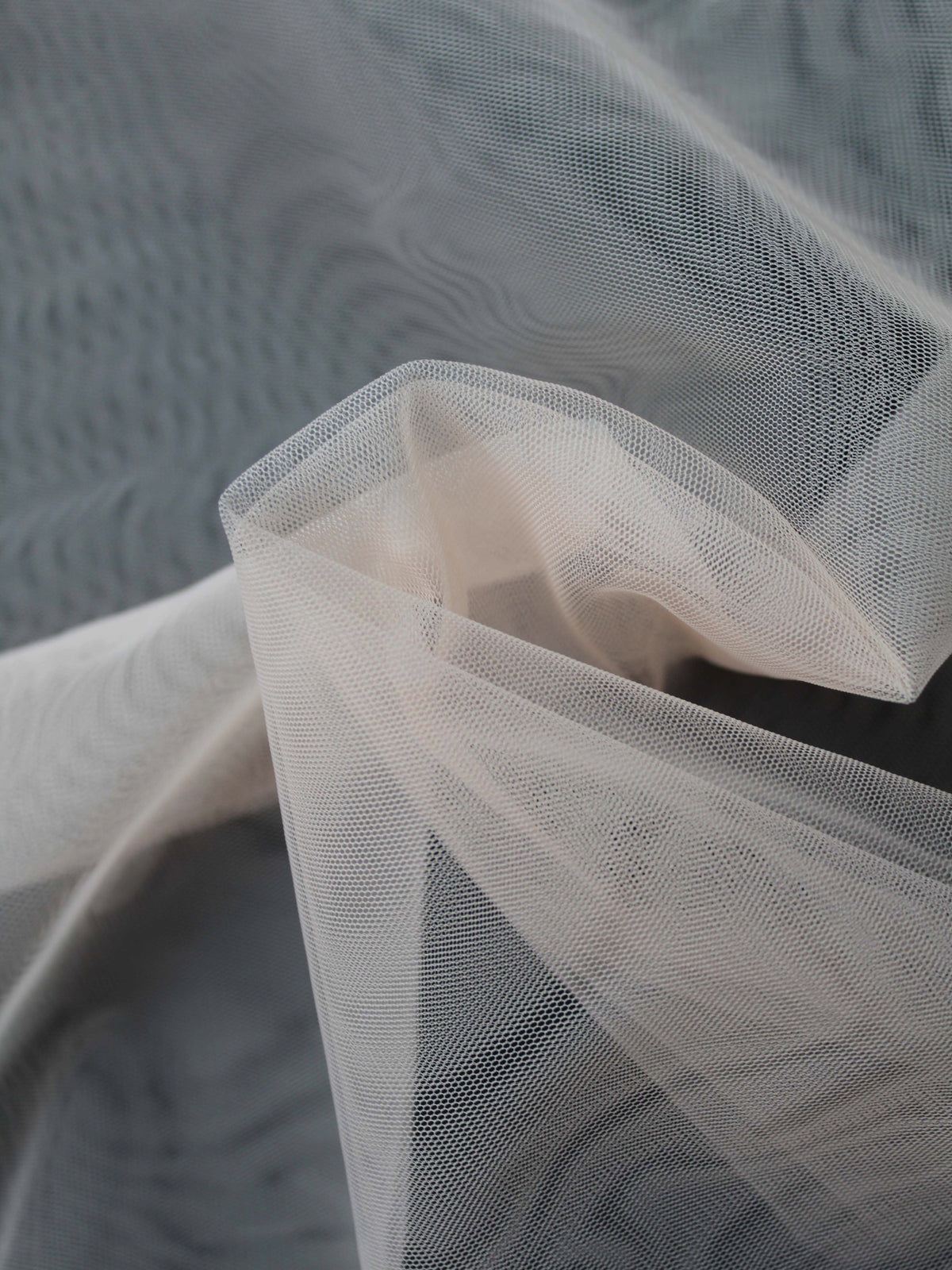 Light Coral Stretch Tulle - TU0003