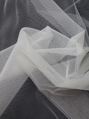 Standard Ivory Stretch Tulle - TU0003