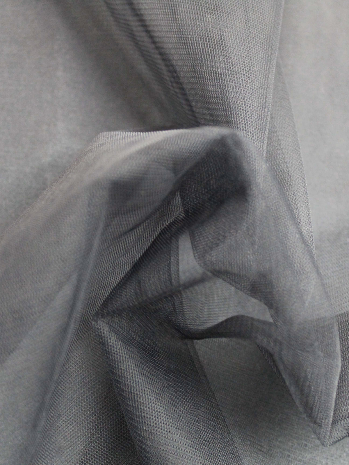 Black Stretch Tulle - TU0003